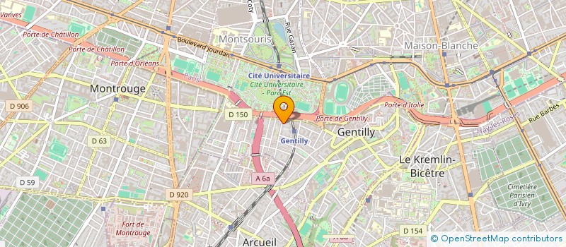 localisation de l'entreprise SYNDICAT DE COPROPRIETE CHAMPS ELYSEES à GENTILLY