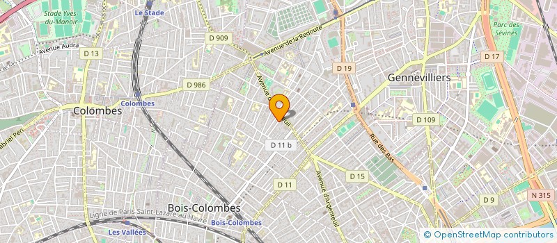 localisation de l'entreprise SYNDICAT DE COPROPRIETE CHARCOT à BOIS-COLOMBES