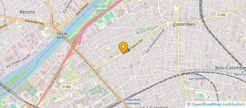 localisation de l'entreprise SYNDICAT DE COPROPRIETE CHARDON LAGACHE  COLOMBES