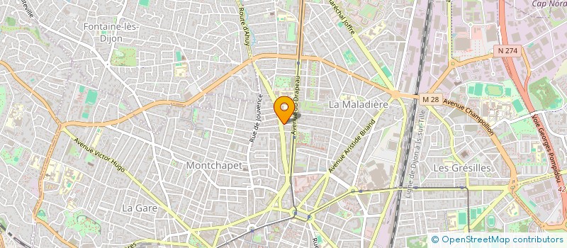 localisation de l'entreprise SYNDICAT DE COPROPRIETE CHARMILLES  DIJON