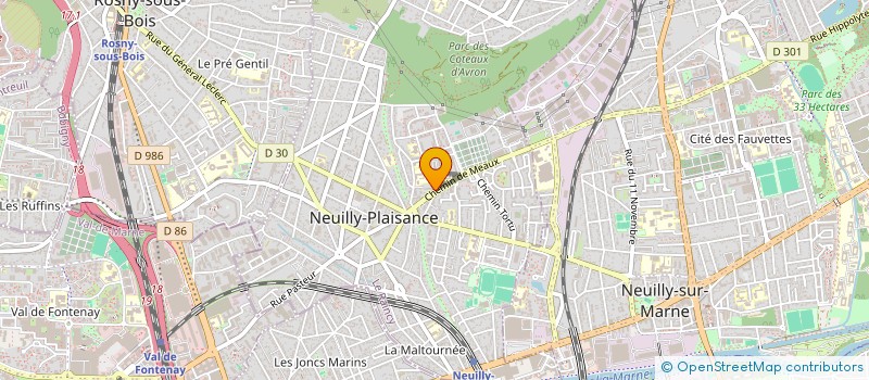 localisation de l'entreprise SYNDICAT DE COPROPRIETE CHEMIN DE MEAUX à NEUILLY-PLAISANCE