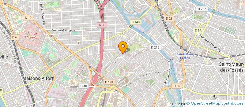 localisation de l'entreprise SYNDICAT DE COPROPRIETE CHERET  CRETEIL