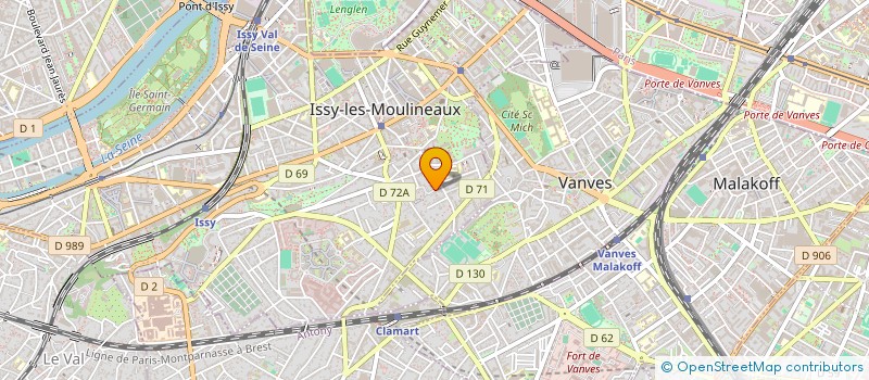 localisation de l'entreprise SYNDICAT DE COPROPRIETE CHEVREUSE à ISSY-LES-MOULINEAUX