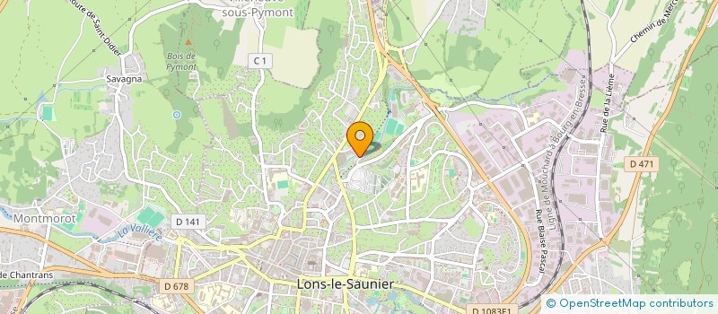 localisation de l'entreprise SYNDICAT DE COPROPRIETE CLOS DU VALLON  LONS-LE-SAUNIER