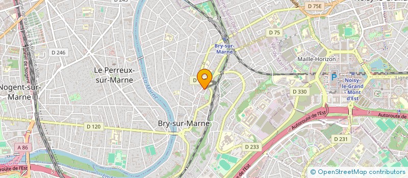 localisation de l'entreprise SYNDICAT DE COPROPRIETE COLOMBIER  BRY-SUR-MARNE