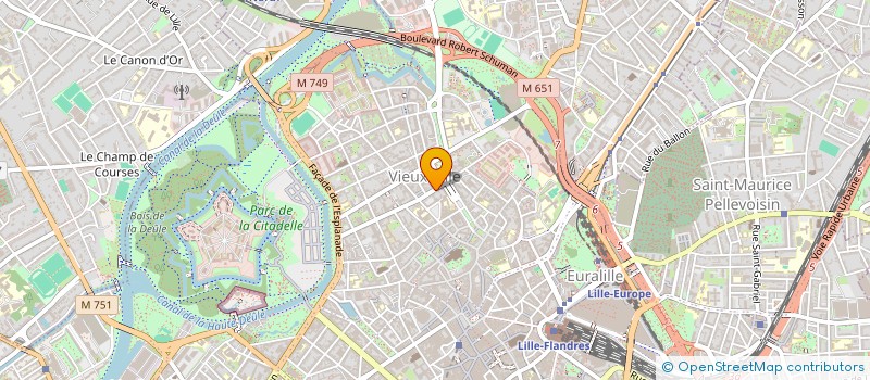 localisation de l'entreprise SYNDICAT DE COPROPRIETE CONERT-PONT NEUF à LILLE
