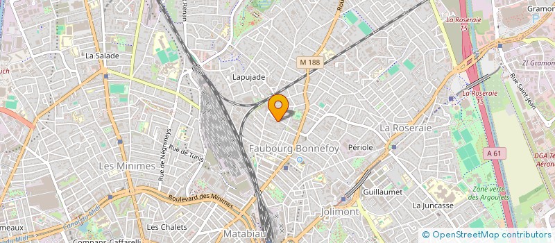 localisation de l'entreprise SYNDICAT DE COPROPRIETE COTE OCCITAN  TOULOUSE