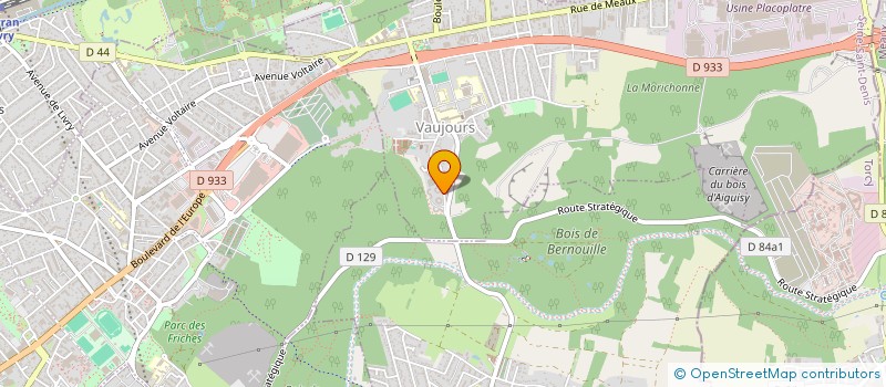 localisation de l'entreprise SYNDICAT DE COPROPRIETE COUBRON  VAUJOURS