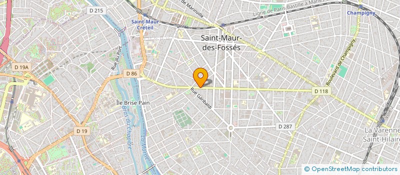 localisation de l'entreprise SYNDICAT DE COPROPRIETE CRETEIL à SAINT-MAUR-DES-FOSSES