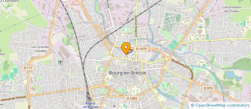 localisation de l'entreprise SYNDICAT DE COPROPRIETE CREVE COEUR à BOURG-EN-BRESSE