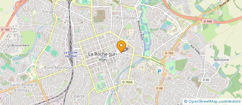 localisation de l'entreprise SYNDICAT DE COPROPRIETE CROISSANT à LA ROCHE-SUR-YON