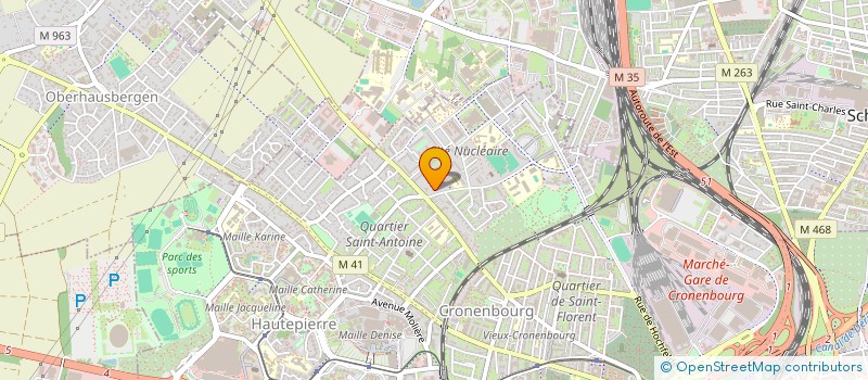 localisation de l'entreprise SYNDICAT DE COPROPRIETE CRONENBOURG, BATIMENT C à STRASBOURG