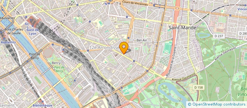 localisation de l'entreprise SYNDICAT DE COPROPRIETE DAUMESNIL  PARIS