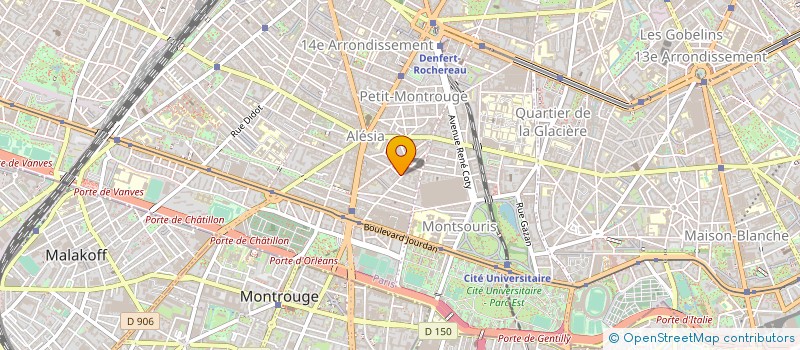 localisation de l'entreprise SYNDICAT DE COPROPRIETE DAVY  PARIS