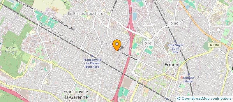 localisation de l'entreprise SYNDICAT DE COPROPRIETE DE CERNAY  FRANCONVILLE