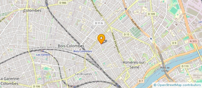 localisation de l'entreprise SYNDICAT DE COPROPRIETE DE COLOMBES  ASNIERES-SUR-SEINE