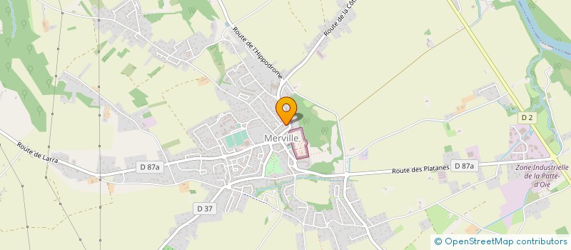 localisation de l'entreprise SYNDICAT DE COPROPRIETE DE L ALLEE DES BUIS  MERVILLE