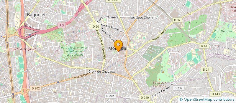 localisation de l'entreprise SYNDICAT DE COPROPRIETE DE L'IMMEUBLE 1 BD ROUGET DE LISLE 93100 MONTREUIL à MONTREUIL