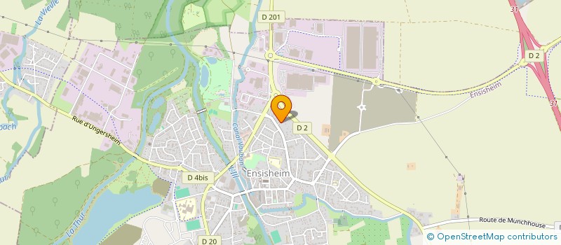 localisation de l'entreprise SYNDICAT DE COPROPRIETE DE LA REGENCE  ENSISHEIM