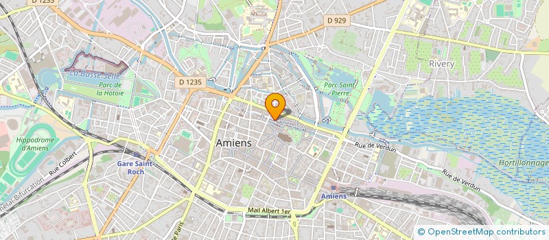 localisation de l'entreprise SYNDICAT DE COPROPRIETE DE LA RESIDENCE LES JARDINS DUFAU III  AMIENS