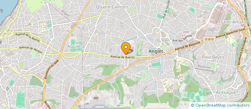 localisation de l'entreprise SYNDICAT DE COPROPRIETE DE LA RESIDENCE PARC SOFIA  ANGLET