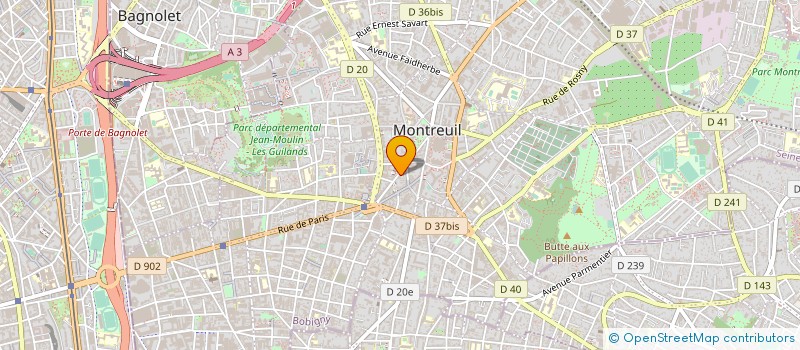localisation de l'entreprise SYNDICAT DE COPROPRIETE DE LISLE à MONTREUIL