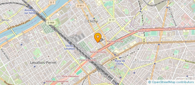 localisation de l'entreprise SYNDICAT DE COPROPRIETE DE PARIS à CLICHY