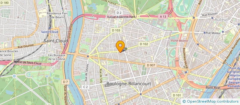 localisation de l'entreprise SYNDICAT DE COPROPRIETE DE PARIS à BOULOGNE-BILLANCOURT