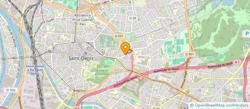 localisation de l'entreprise SYNDICAT DE COPROPRIETE DE STRASBOURG à SAINT-DENIS