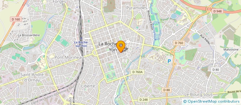 localisation de l'entreprise SYNDICAT DE COPROPRIETE DEBIEN à LA ROCHE-SUR-YON