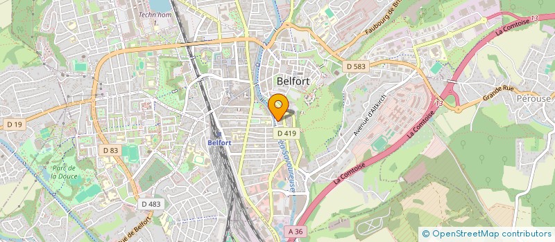 localisation de l'entreprise SYNDICAT DE COPROPRIETE DEGOMBERT à BELFORT