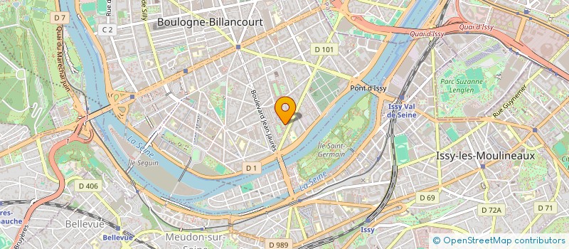 localisation de l'entreprise SYNDICAT DE COPROPRIETE DES LONGS PRES à BOULOGNE-BILLANCOURT