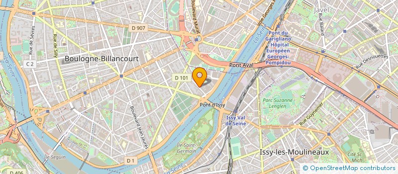 localisation de l'entreprise SYNDICAT DE COPROPRIETE DES PEUPLIERS à BOULOGNE-BILLANCOURT