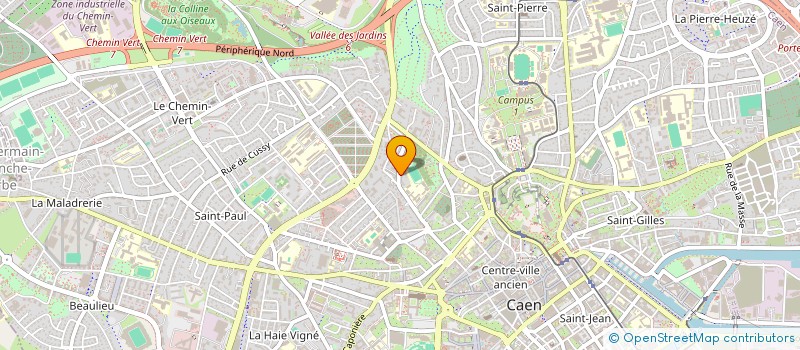 localisation de l'entreprise SYNDICAT DE COPROPRIETE DES ROSIERS  CAEN