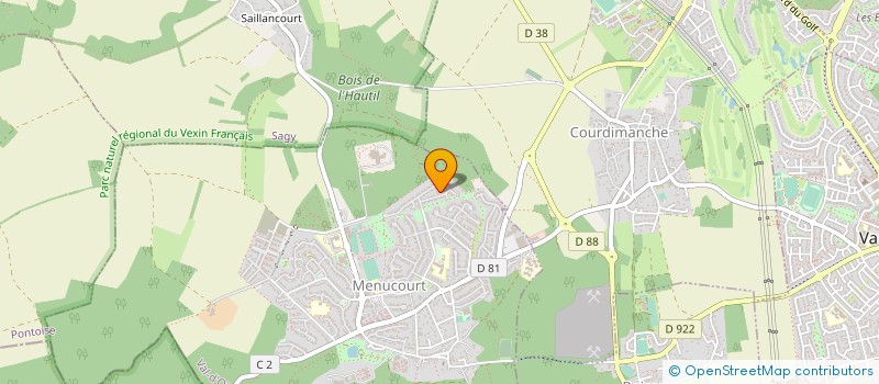 localisation de l'entreprise SYNDICAT DE COPROPRIETE DU 1-6 PLACE DES NOYERS A MENUCOURT  MENUCOURT