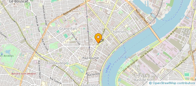 localisation de l'entreprise SYNDICAT DE COPROPRIETE DU 13 BIS COURS SAINT LOUIS  BORDEAUX