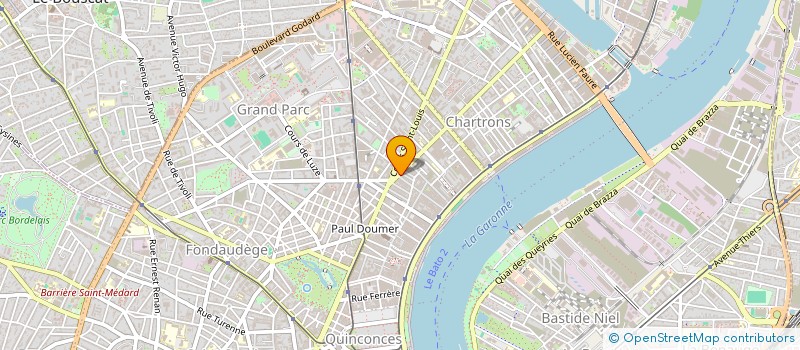 localisation de l'entreprise SYNDICAT DE COPROPRIETE DU 16 COURS BALGUERIE STUTTENBERG  BORDEAUX