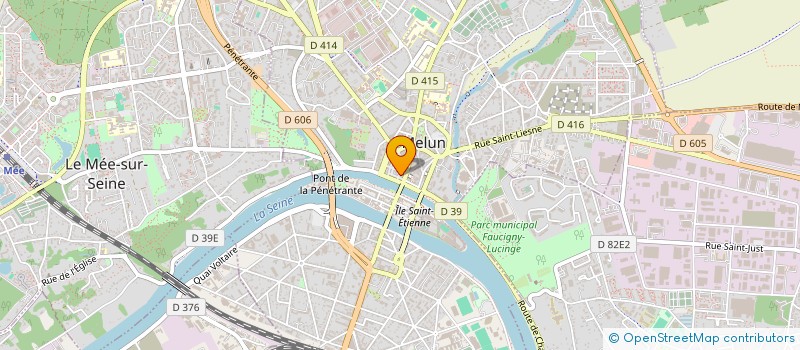 localisation de l'entreprise SYNDICAT DE COPROPRIETE DU 2.2 BIS RUE DU PRESBYTERE A MELUN (77)  MELUN