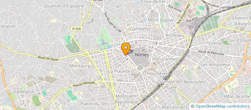 localisation de l'entreprise SYNDICAT DE COPROPRIETE DU 2 PL QUESTEL  NIMES