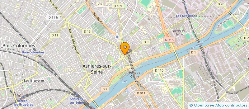 localisation de l'entreprise SYNDICAT DE COPROPRIETE DU CLOS à GENNEVILLIERS
