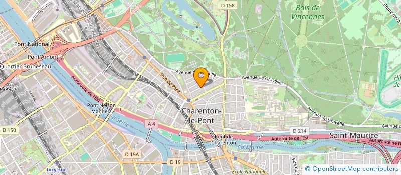 localisation de l'entreprise SYNDICAT DE COPROPRIETE DU GAL LECLERC à CHARENTON-LE-PONT