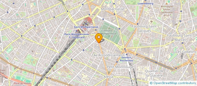 localisation de l'entreprise SYNDICAT DE COPROPRIETE DU MAINE  PARIS