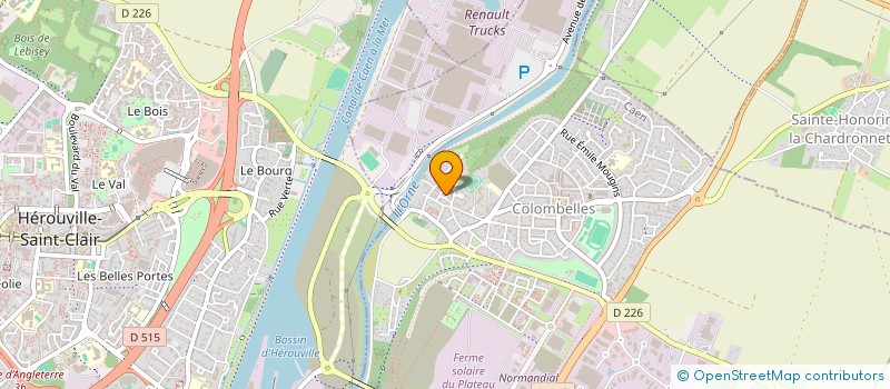 localisation de l'entreprise SYNDICAT DE COPROPRIETE EMILE ZOLA  COLOMBELLES