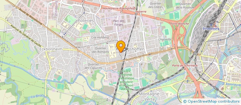 localisation de l'entreprise SYNDICAT DE COPROPRIETE ENGELBREIT  STRASBOURG