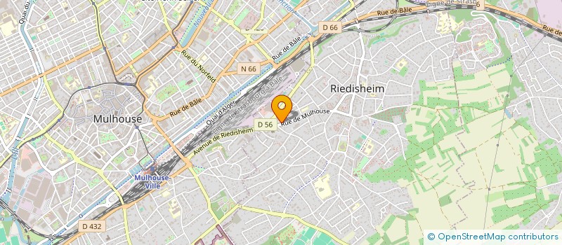 localisation de l'entreprise SYNDICAT DE COPROPRIETE ERABLE  RIEDISHEIM