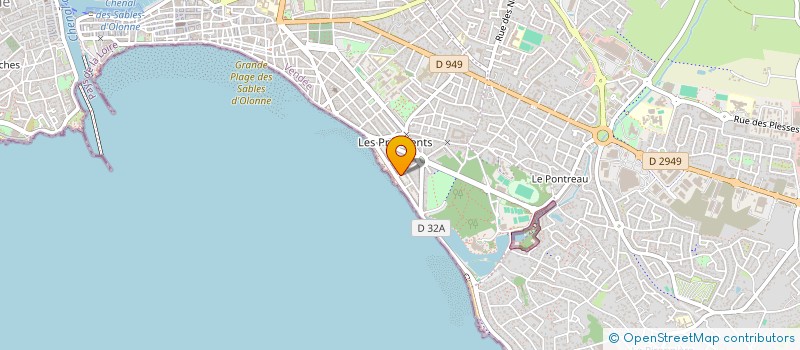 localisation de l'entreprise SYNDICAT DE COPROPRIETE ESCALE à LES SABLES D'OLONNE