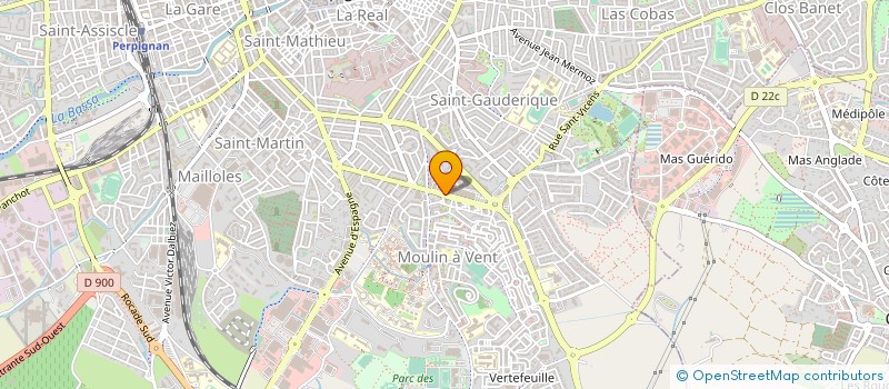 localisation de l'entreprise SYNDICAT DE COPROPRIETE ESQUIROL, 2  PERPIGNAN