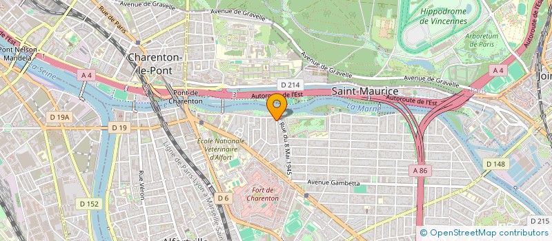 localisation de l'entreprise SYNDICAT DE COPROPRIETE ESTIENNE ORVES à MAISONS ALFORT