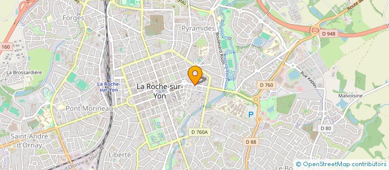 localisation de l'entreprise SYNDICAT DE COPROPRIETE EYLAU à LA ROCHE-SUR-YON