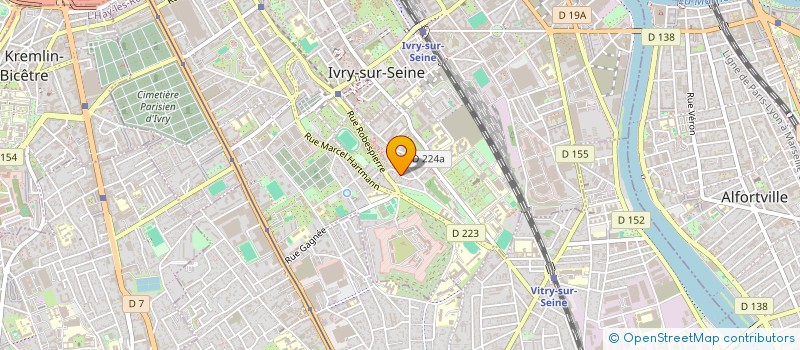 localisation de l'entreprise SYNDICAT DE COPROPRIETE FABLET  IVRY-SUR-SEINE